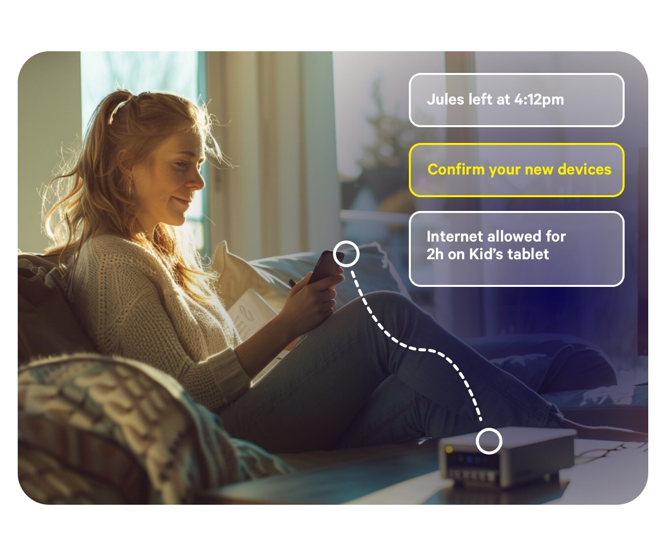 Image showing Fing Agent network monitoring